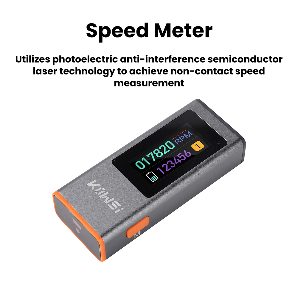 Tachometer Digital Laser Rpm - KWS-ZS2508 Digitale lasertachometer Infrarood contactloze toerenteller