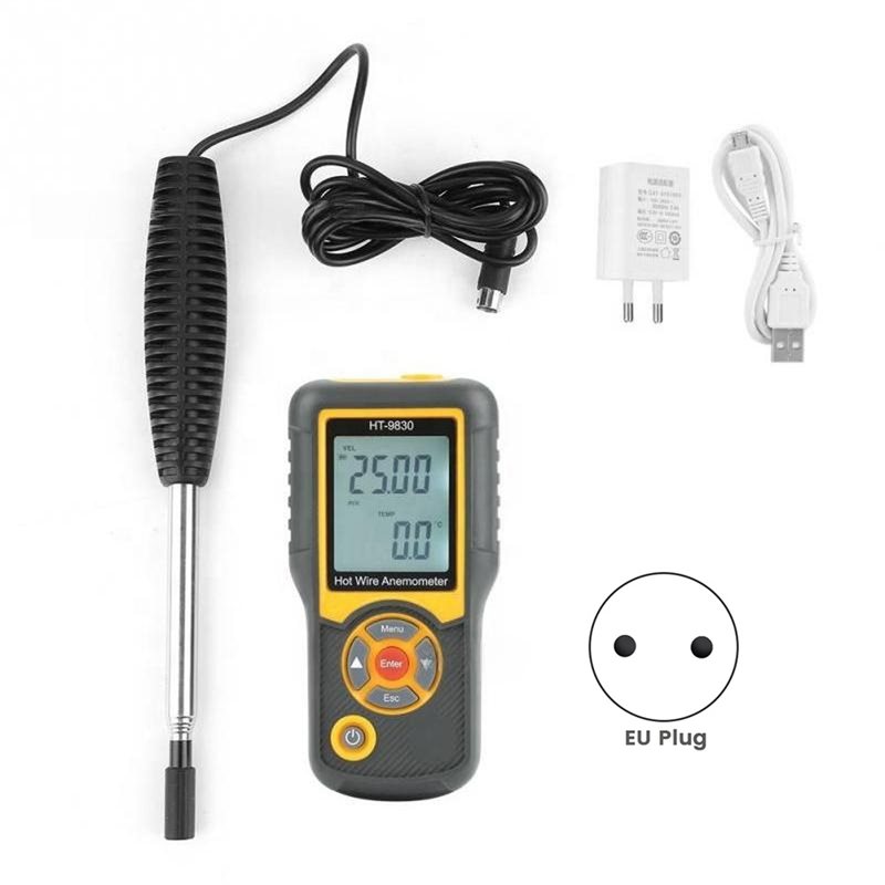Anemometer Digital Wind Speed - 【Huishoudelijke artikelen】Professionele windsnelheids- en temperatuurtester HT-9830