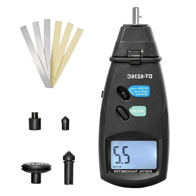 Tachometer Digital Laser Rpm - Topverkochte 2-in-1 digitale toerenteller, laser- en