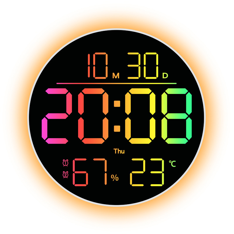 Lux Meter Digital Light - C5 LED digitale wandklok licht met