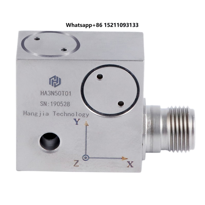 Vibration Sensor Accelerometer Industrial - 100mv IEPE Triaxiale industriële piëzo-elektrische trillingssensor