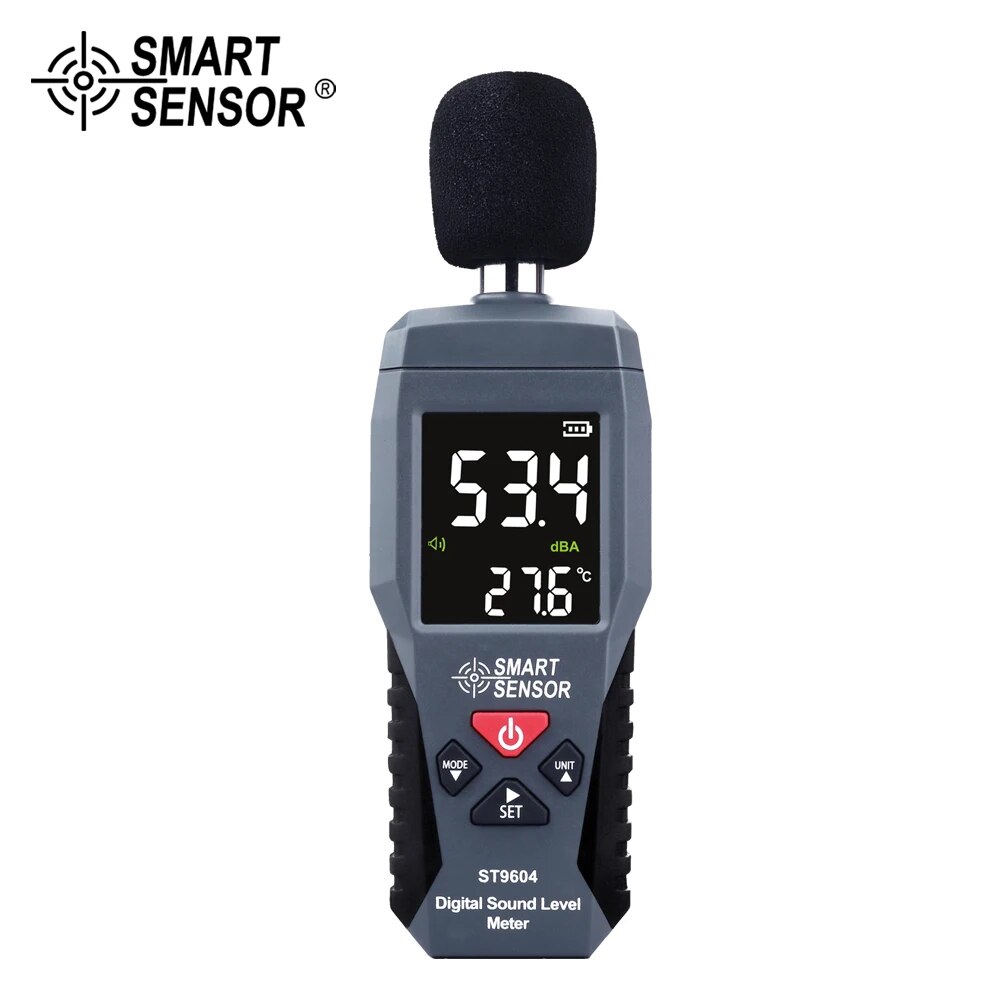 Sound Level Meter Db 30-130 - Digitale geluidsniveaumeter 30-130 DB Decibelmeter LCD-achtergrondverlichting