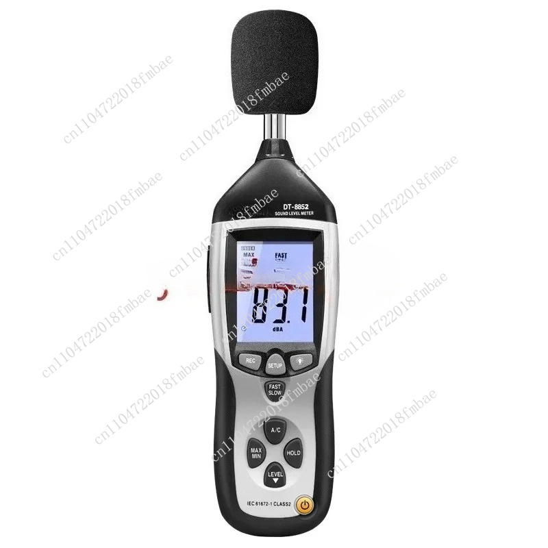 Sound Level Meter Db 30-130 - DT-8852 digitale geluidsniveaumeter, bereik 30-130 dB,