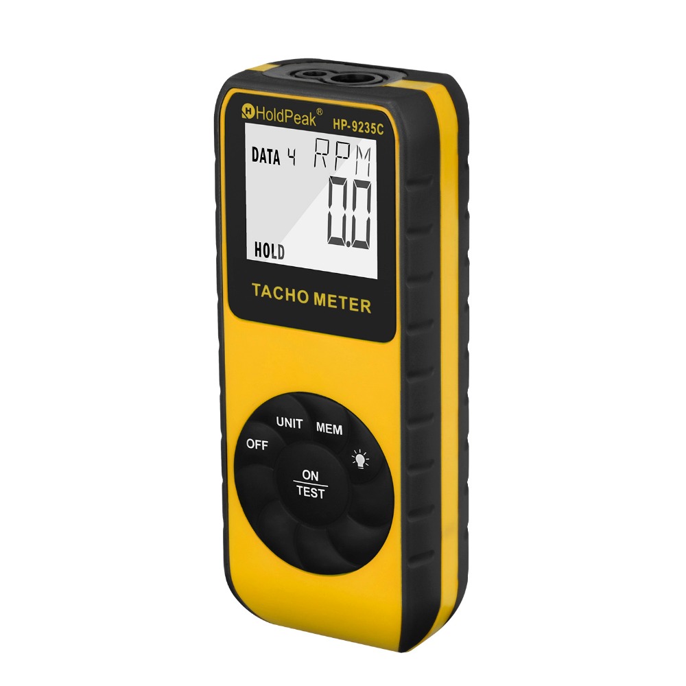 Tachometer Digital Laser Rpm - Holdpeak Laser Toerenteller HP-9235C Snelheid Meter