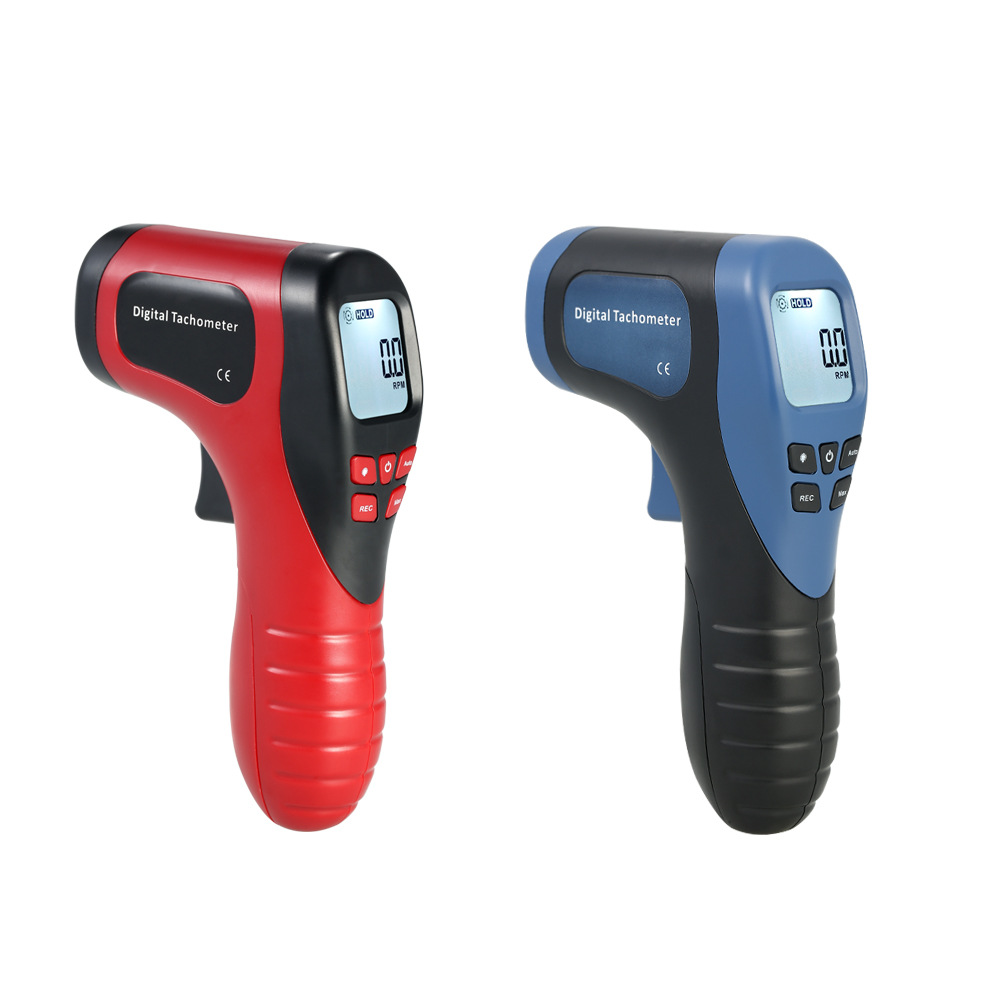 Tachometer Digital Laser Rpm - 2,5-99999 RPM Contactloze digitale laser-toerenteller –