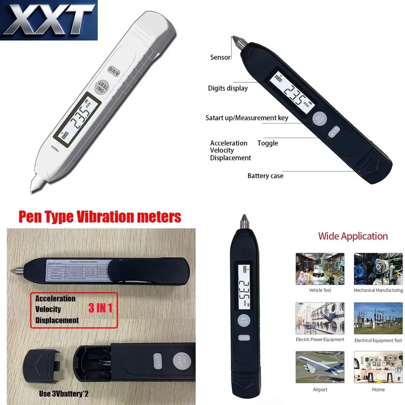 Vibration Pen Meter Mini - XXT Trillingsmeter Pen Prijs voor mechanische