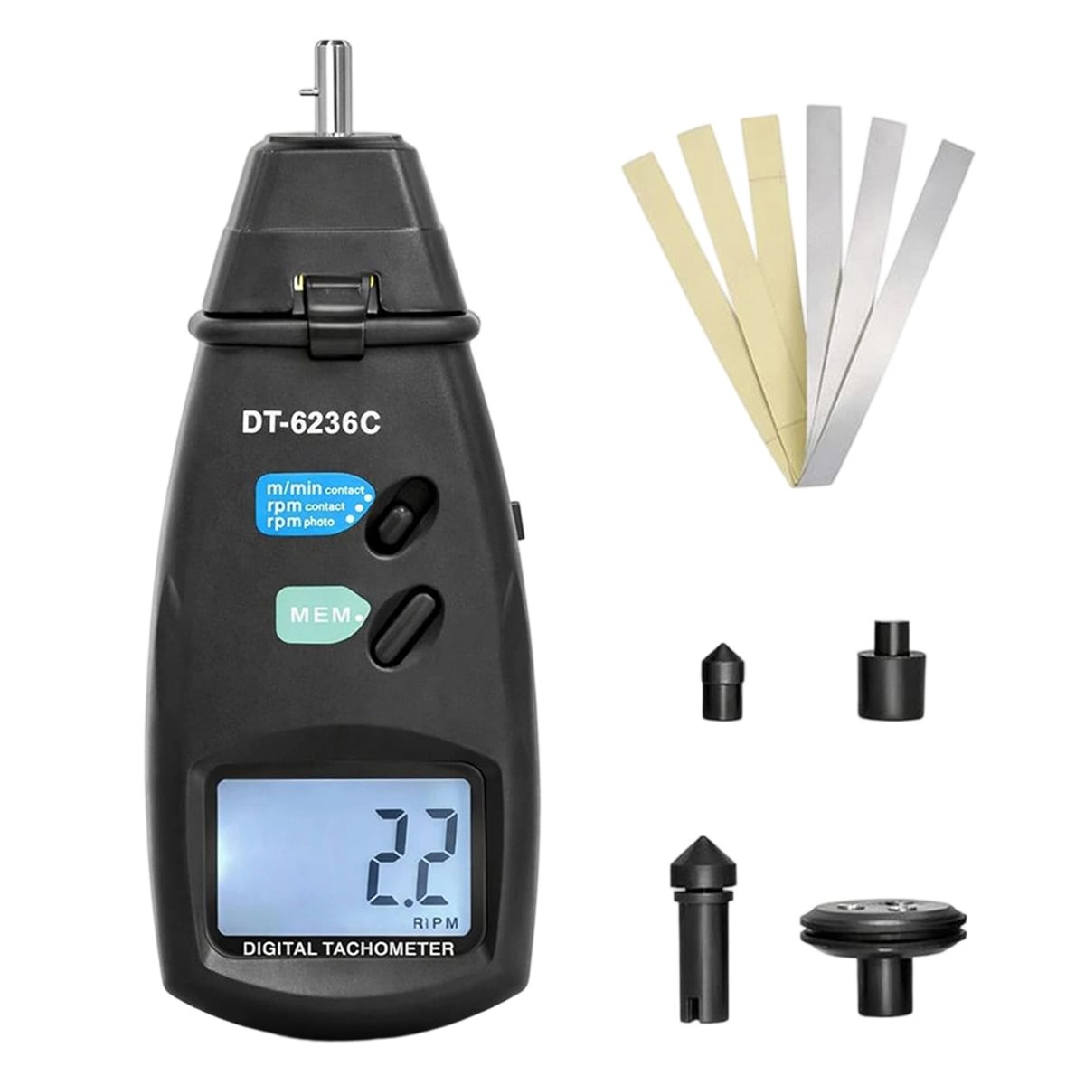 Multifunctionele 2-in-1 digita - Tachometer Digital Laser Rpm recensie en prijs