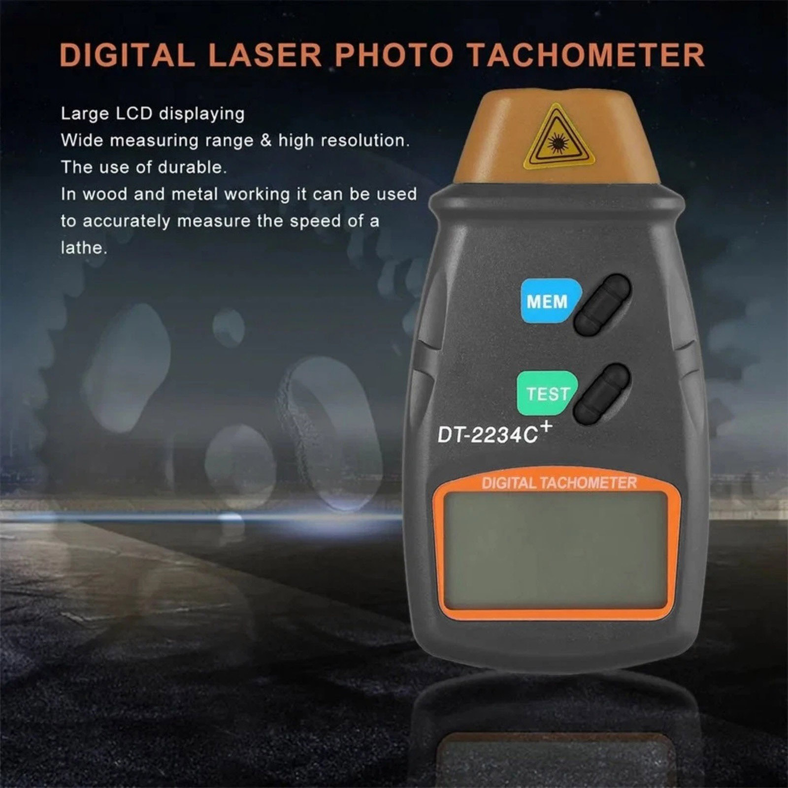 Digitale lasertachometer 2,5-9 - Tachometer Digital Laser Rpm recensie en prijs