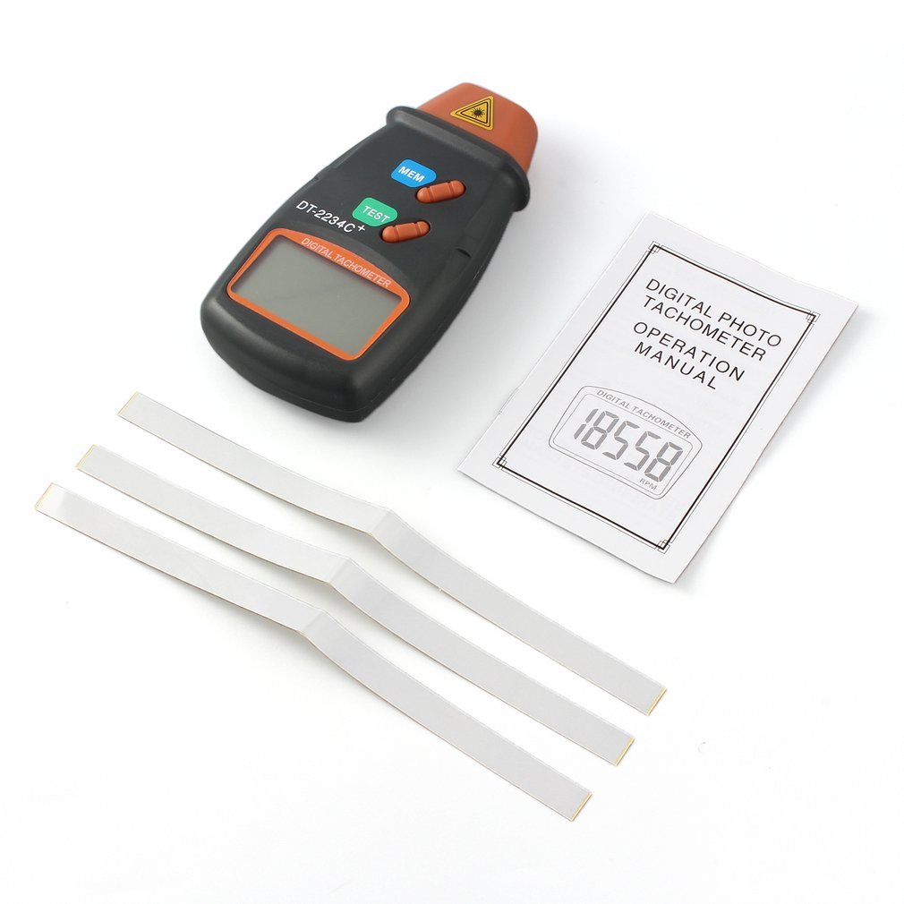 Kebidumei Dt2234c + Digitale L - Tachometer Digital Laser Rpm recensie en prijs
