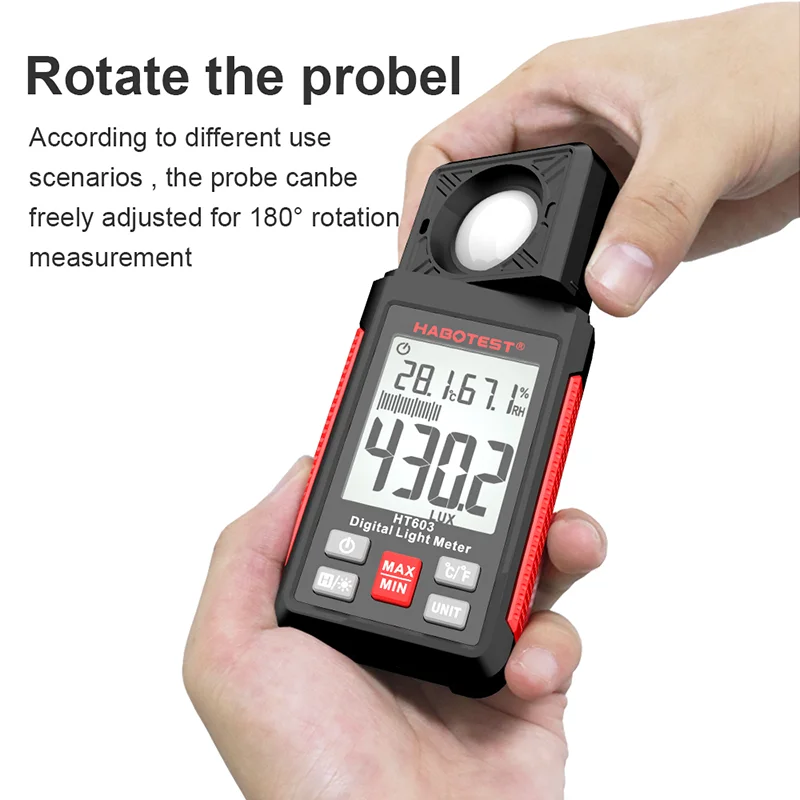 HT603 Digitale Luxmeter 0~200. - Lux Meter Digital Light recensie en prijs