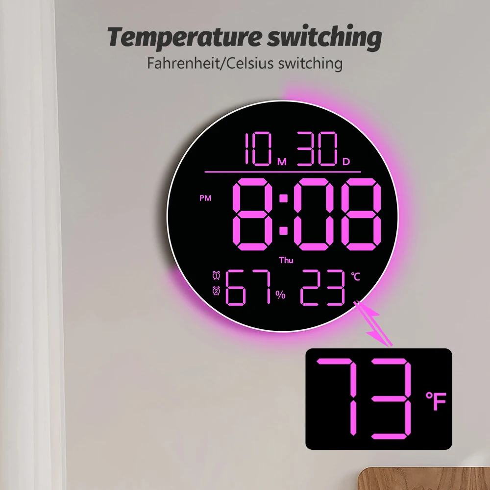 C5 LED digitale wandklok licht - Lux Meter Digital Light recensie en prijs
