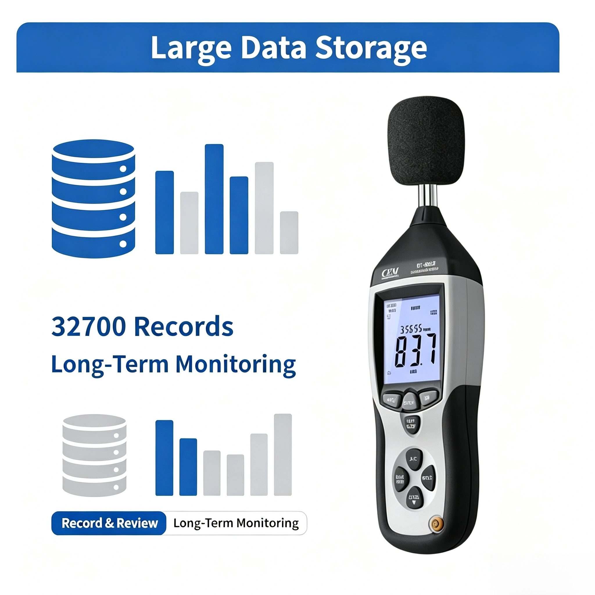 DT-8852 Bereik 30-130 DB Digit - Sound Level Meter Db 30-130 recensie en prijs