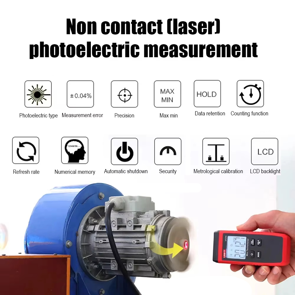 UNI-T Mini Digitale Laser Toer - Tachometer Digital Laser Rpm recensie en prijs