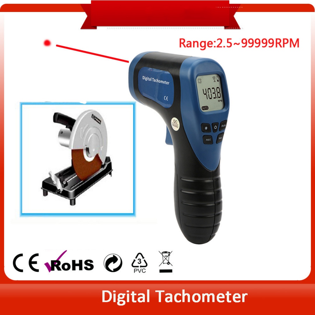 2,5-99999 RPM Contactloze digi - Tachometer Digital Laser Rpm recensie en prijs