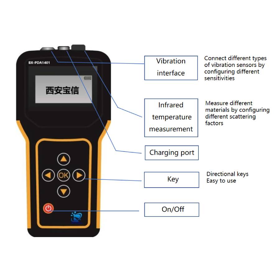 Draagbare trillingsmeter met l - Vibration Meter Bearing Checker recensie en prijs